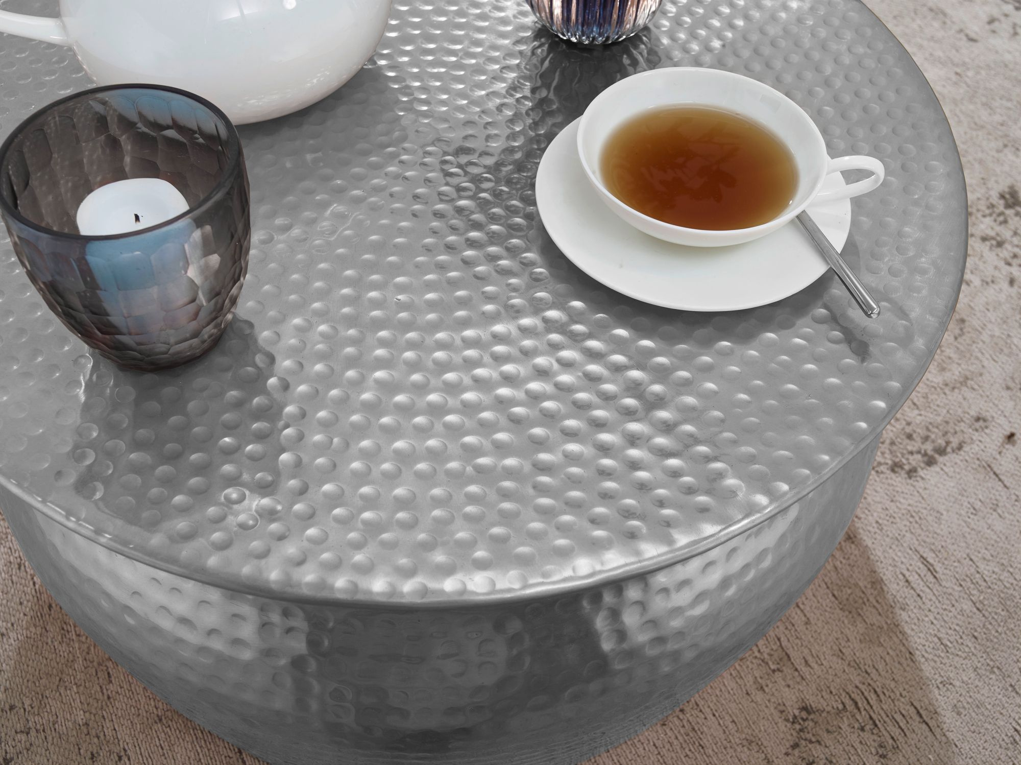Couchtisch silber