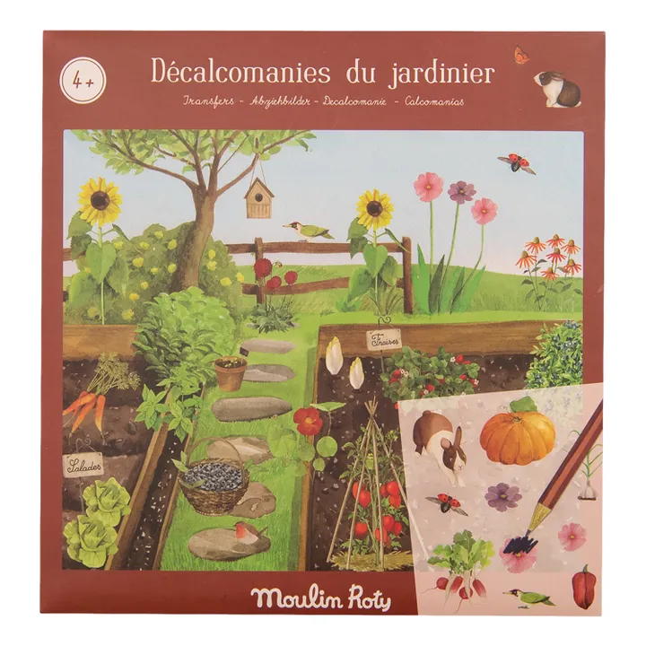 Moulin Roty Décalcomanies Le jardinier