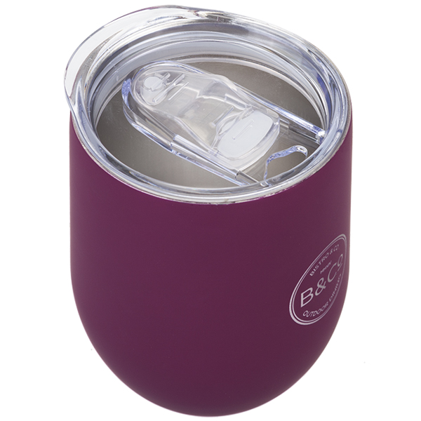 Trinkbecher Rubberised 350ML Berry
