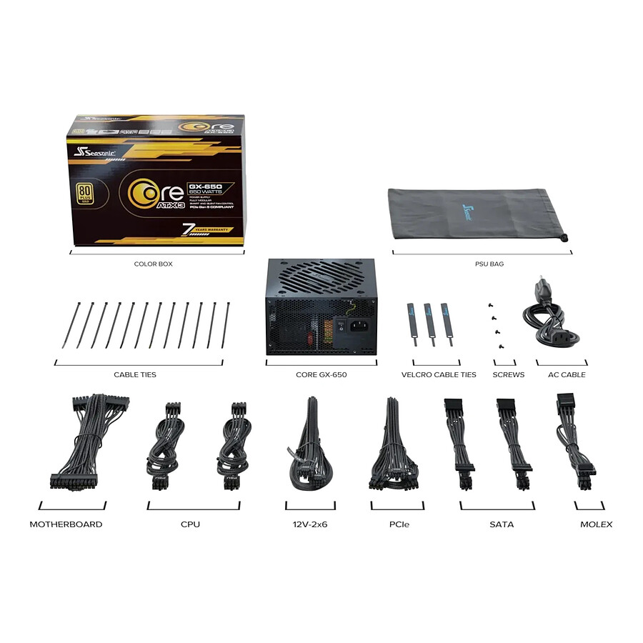 Seasonic CORE GX ATX 3 (2024) 650 W