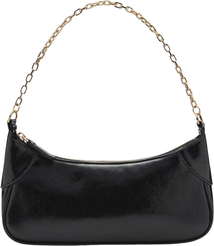 MANGO Double chain handle bag Black