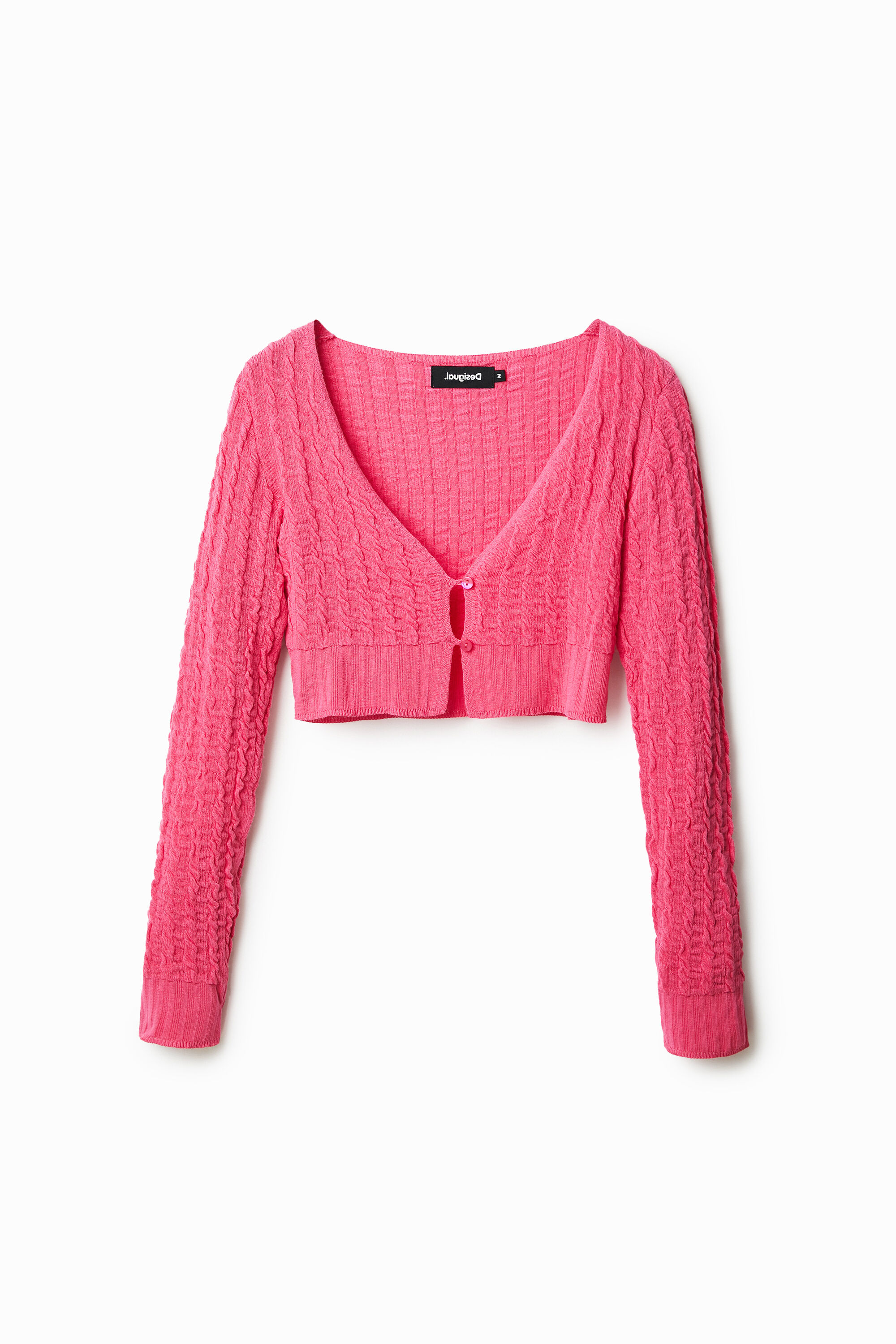 Veste courte en tricot