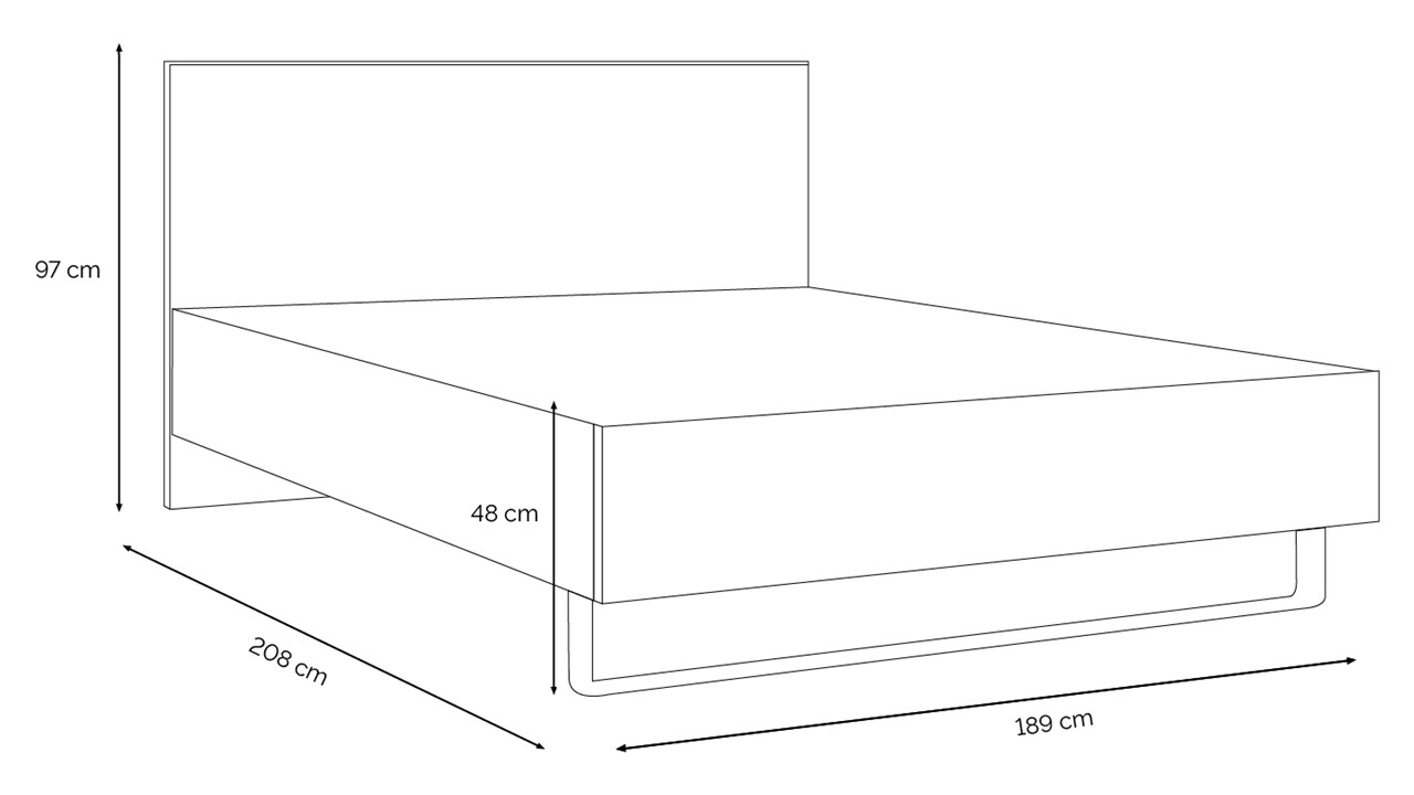 Bed Craft eiken