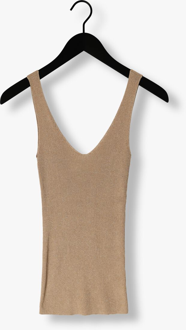 NUKUS camel nukus top debby singlet lurex