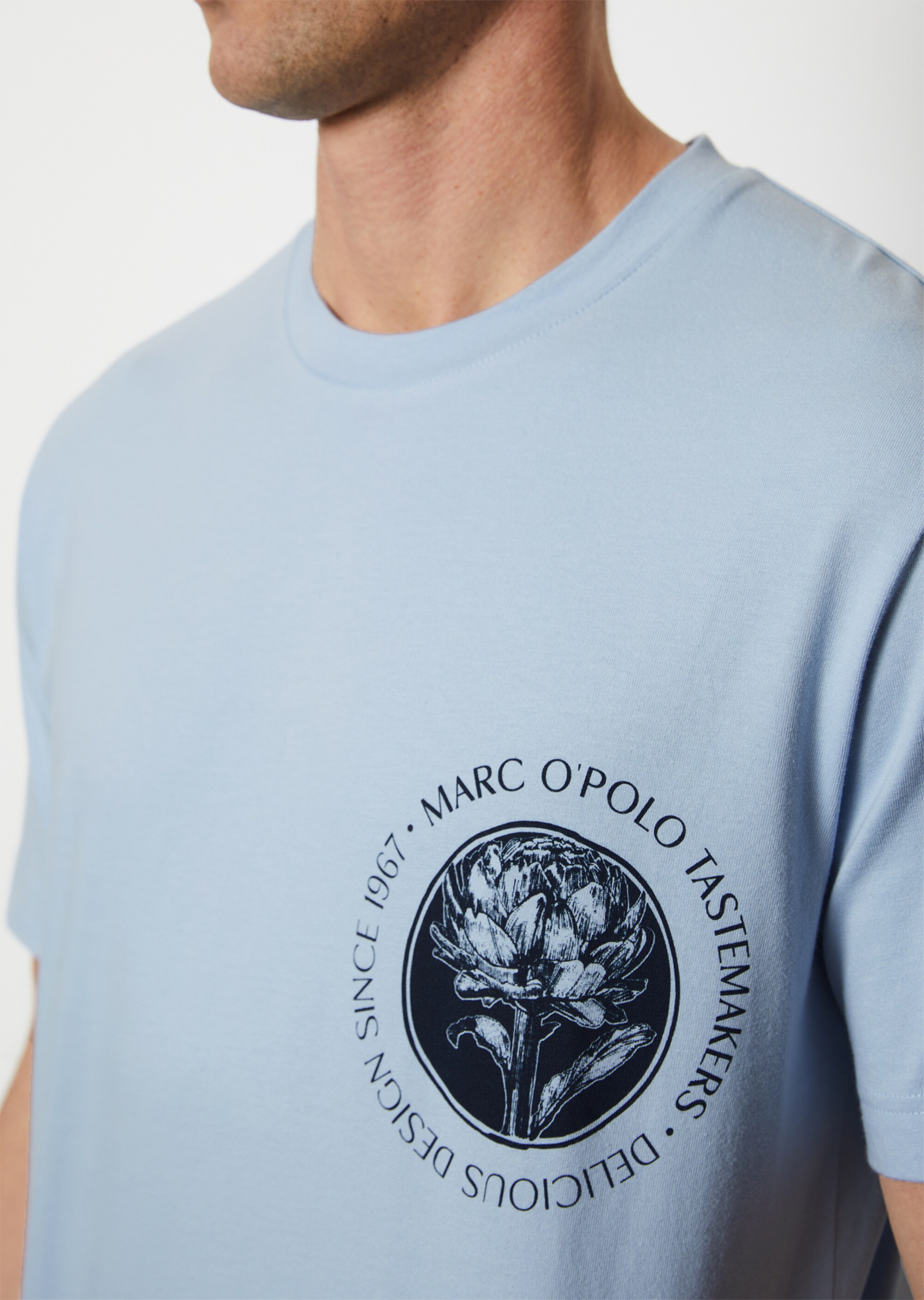 T-Shirt regular aus mittelschwerem Jersey