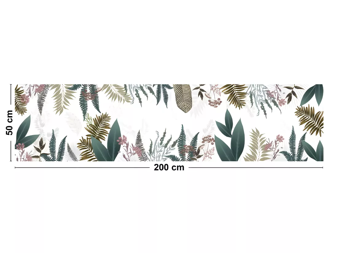 Tapis Vinyle Médium bis l 50xL200cm - Sweet Jungle - Vinyle