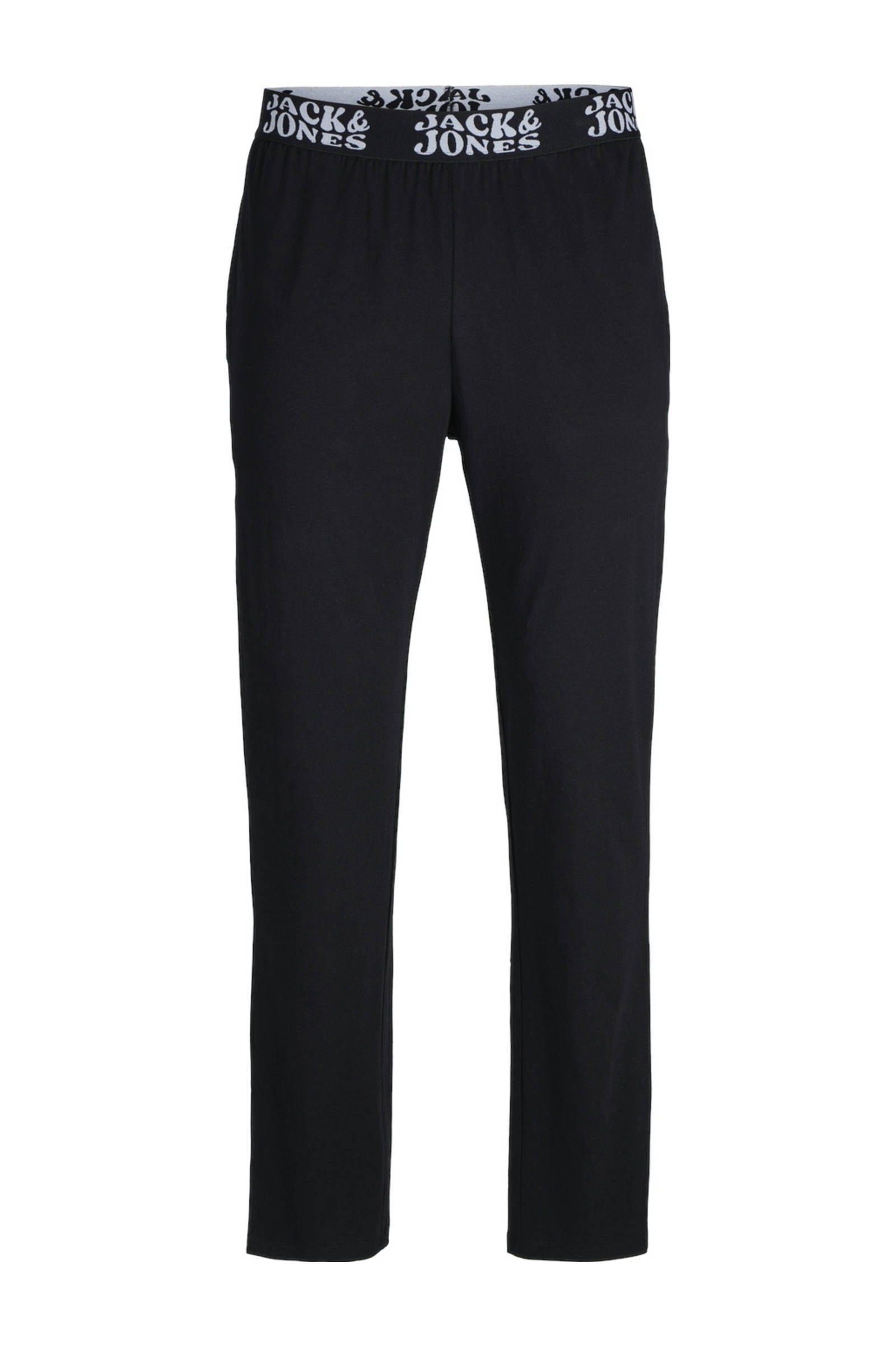 JACK & JONES pyjama JACELTON wit/zwart