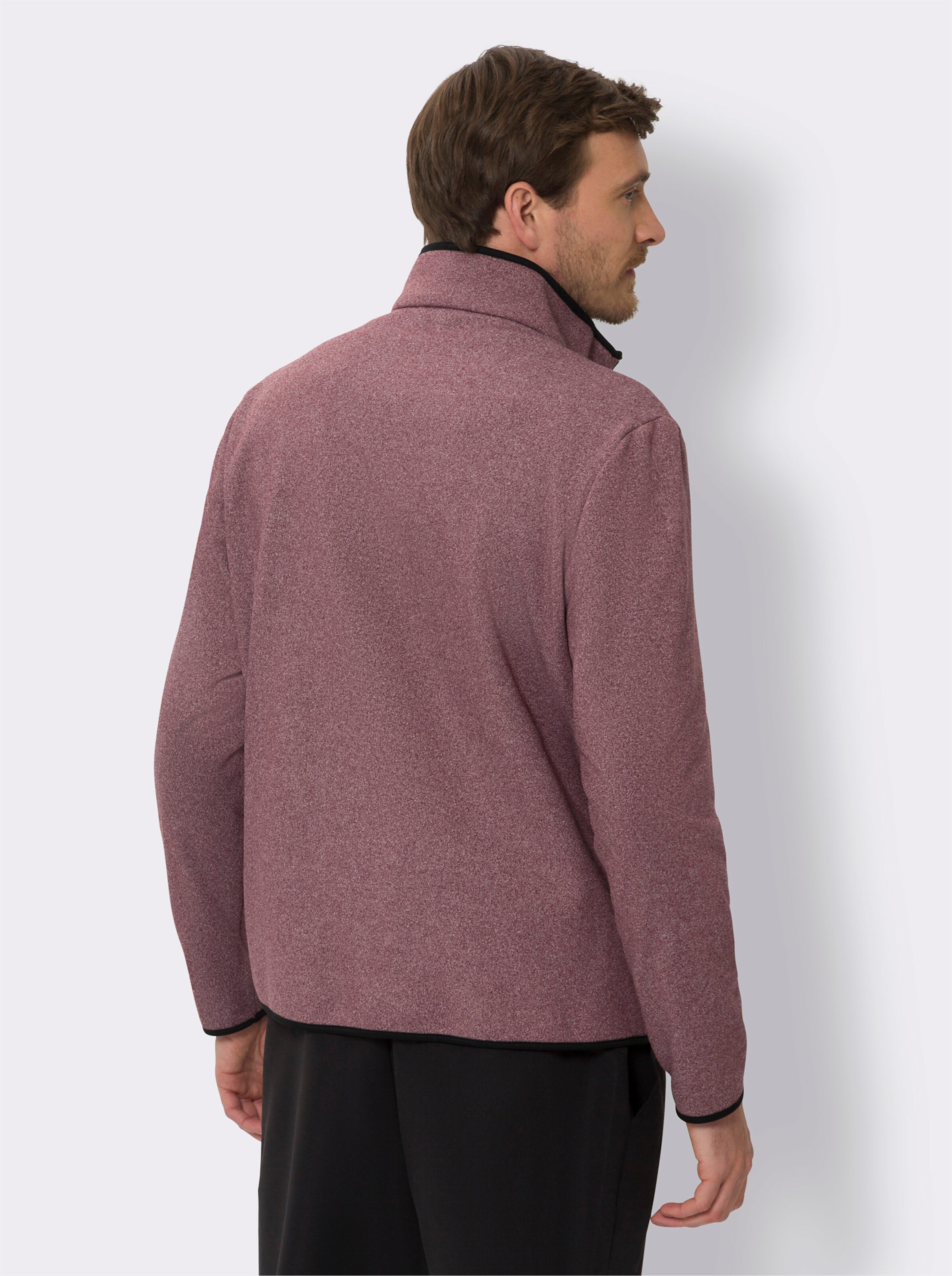 Strickfleece-Jacke
