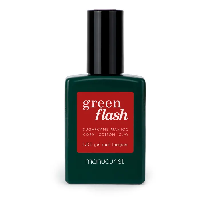 Manucurist Vernis à ongles semi-permanent Green Flash - 15 ml | Red cherry