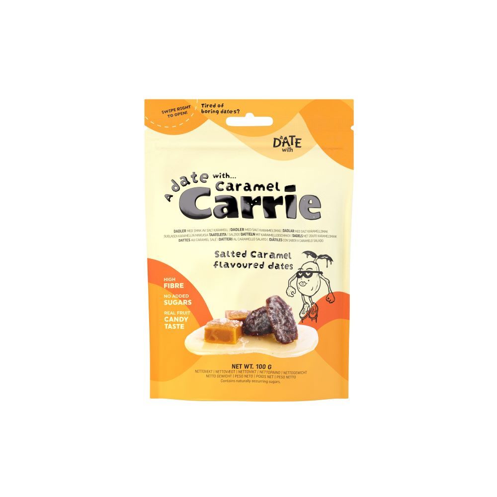 Caramel Carrie dadler (med salt karamell)