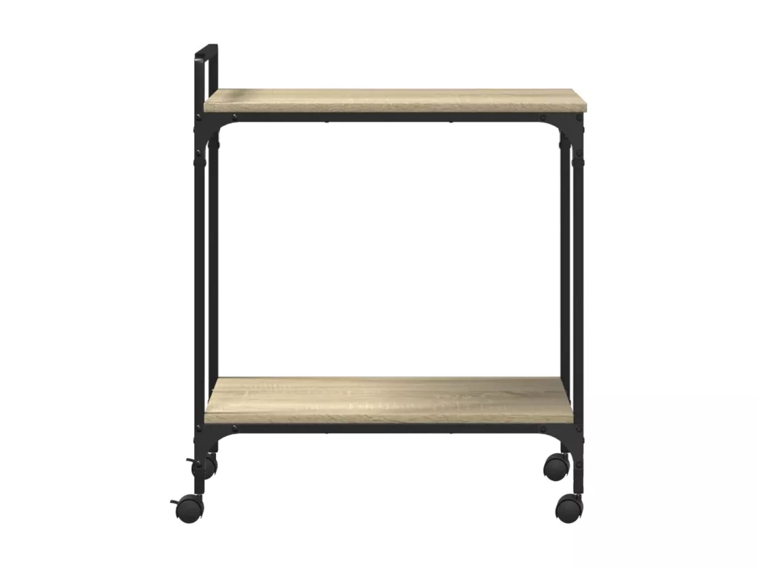 Chariot de cuisine chêne sonoma 60,5x31x72,5 cm bois ingénierie