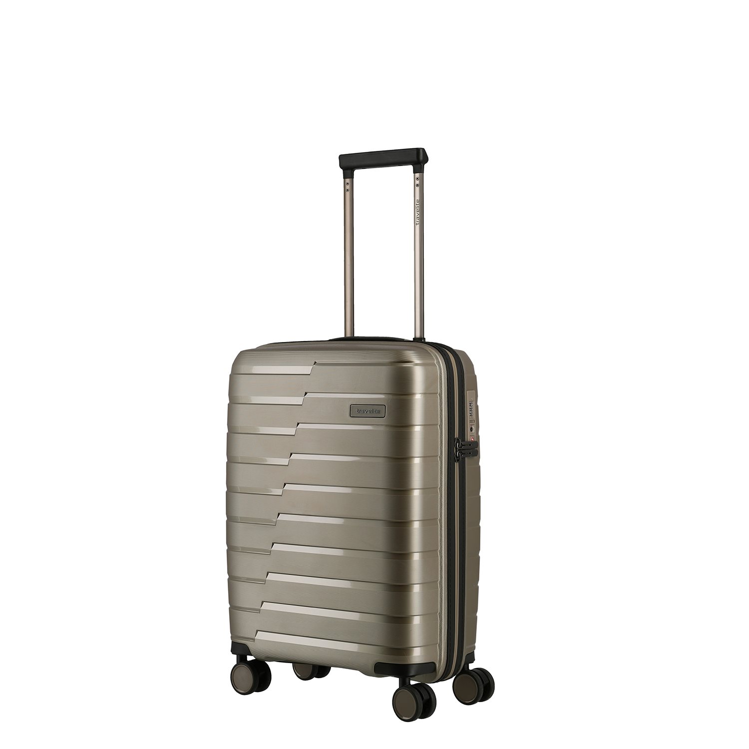 Travelite Air Base 4 Wiel Trolley S champagne metallic