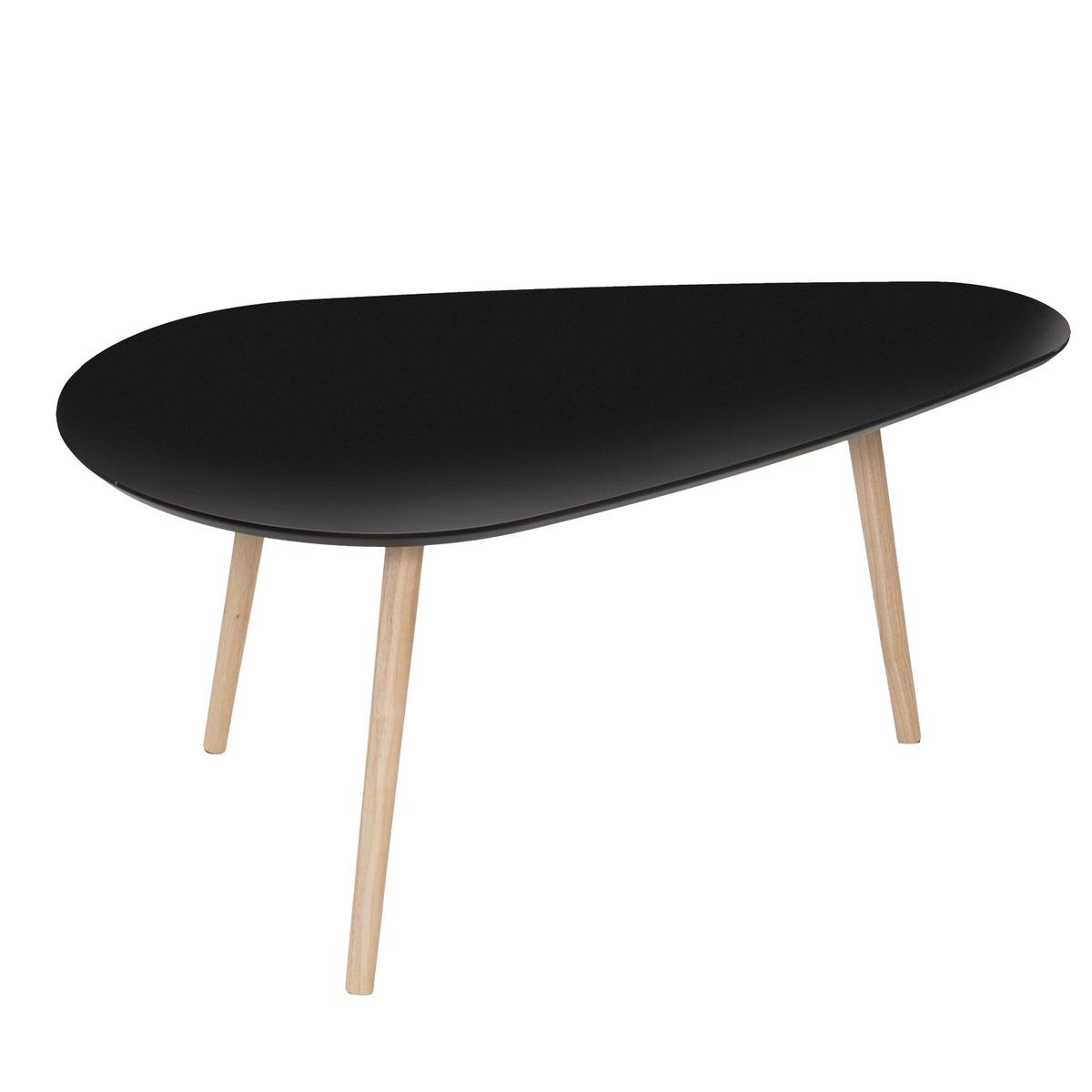 SET 2 TABLES BASSE MILEO NOIR
