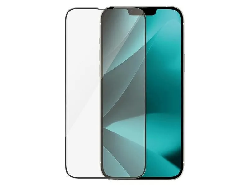 PanzerGlass™ | Antibacterial - Skærmbeskytter for mobiltelefon - Ultra-Wide Fit - rammefarve sort | Apple iPhone 13 Pro Max/14 Plus