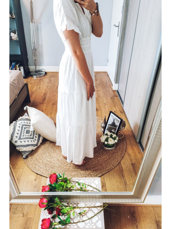 Robe boheme broderie Lima