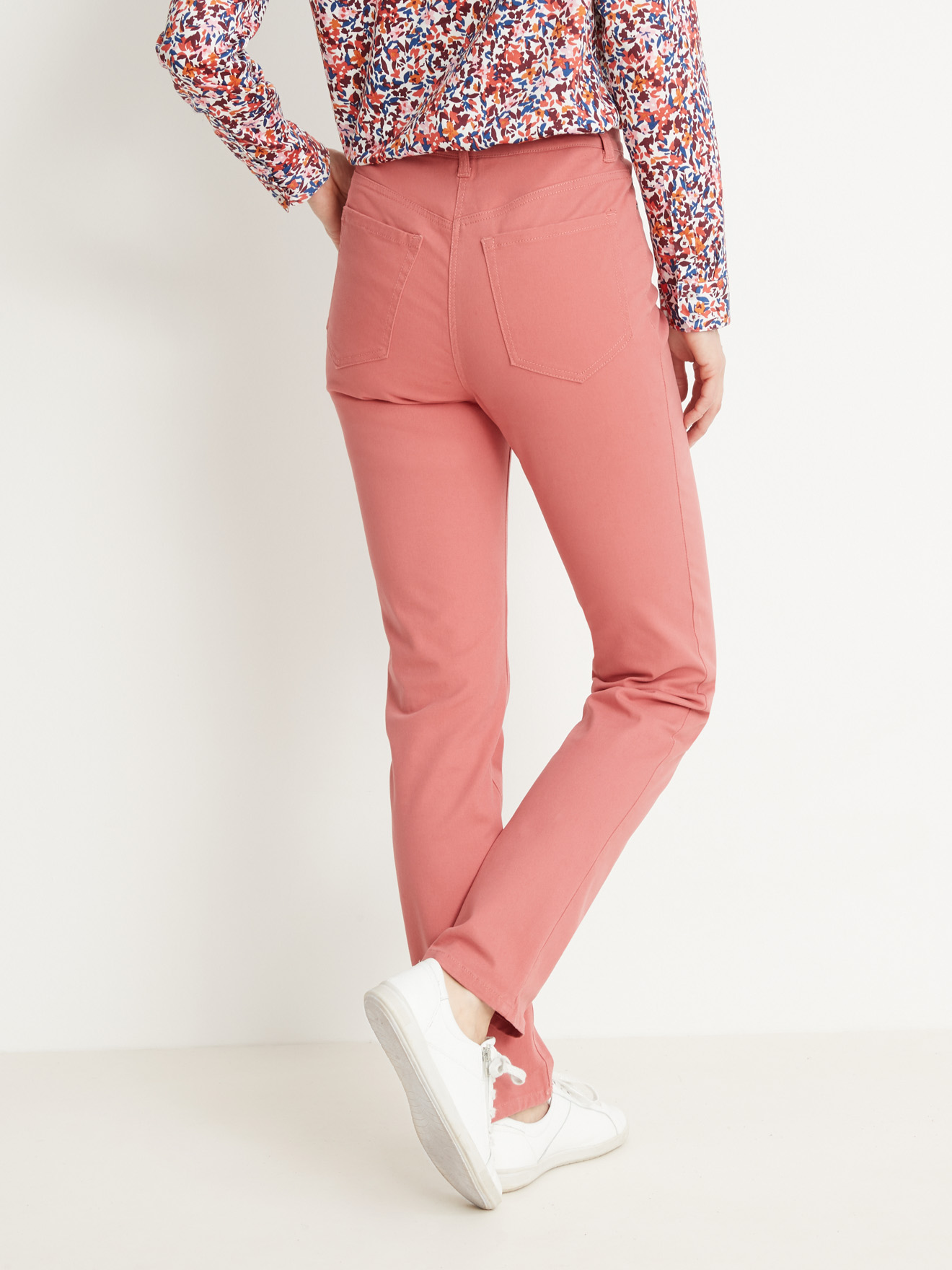 Pantalon 5 poches, spécial ventre rond