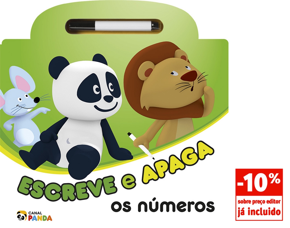 CANAL PANDA ESCREVE E APAGA OS NÚMEROS