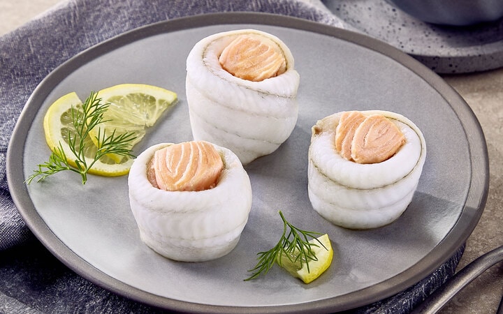 Schollenröllchen mit Lachs (12147) | online bestellen!