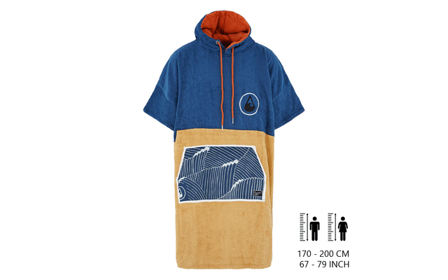 Wave Hawaii Flow Poncho L