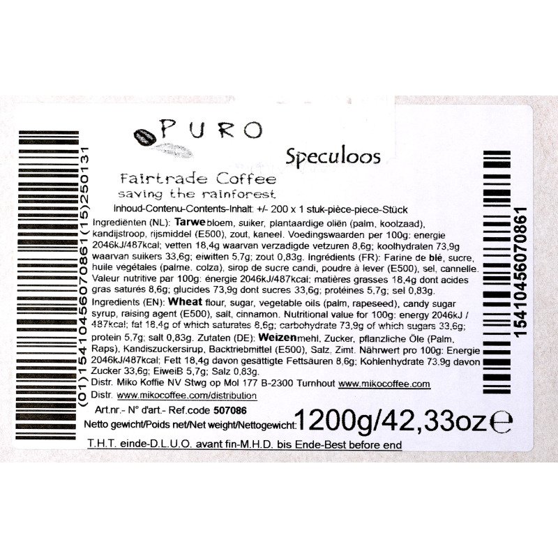 Speculoos Puro - Carton de 200
