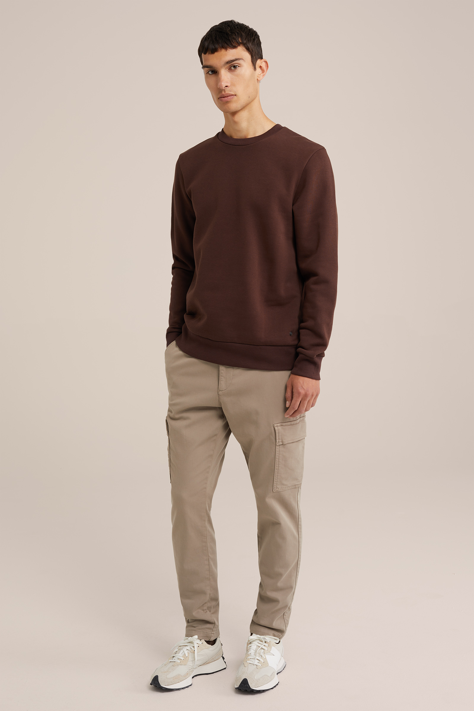 sweater WE Fashion Donkerbruin
