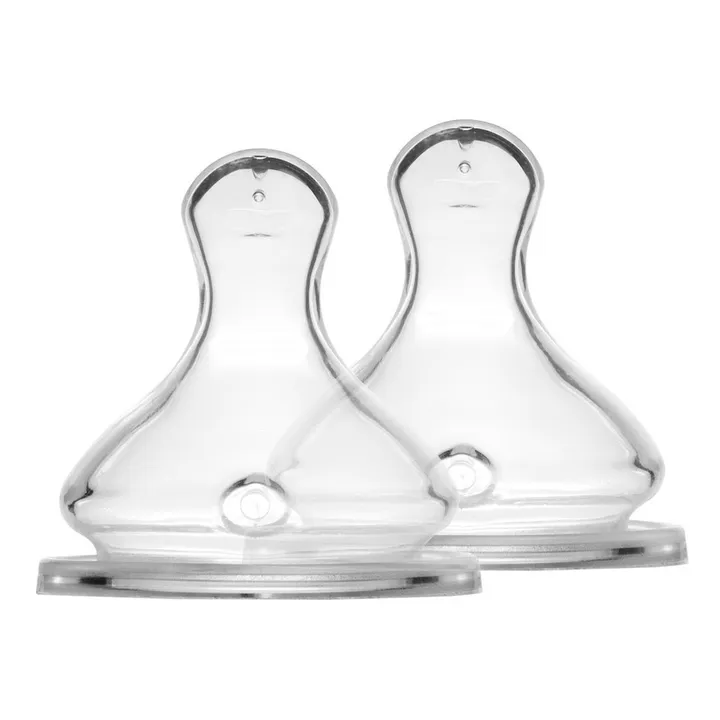Elhée Tétine physiologique débit lent - Lot de 2