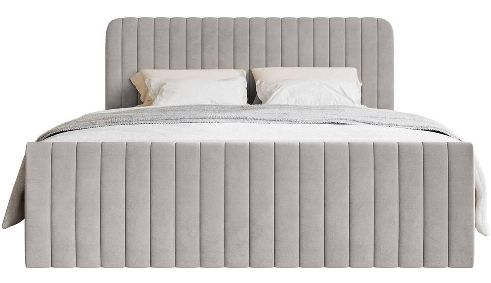 NADUVI Collection Boxspring Adrien velvet met opbergvak 180x200