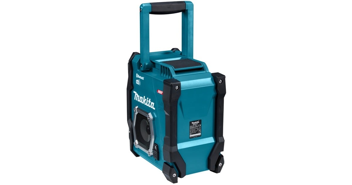 MakitaBouwradio FM DAB/DAB+ Bluetooth MR004GZ | 12V-40V max  (Blauw, In doos, accu's en lader niet inbegrepen)