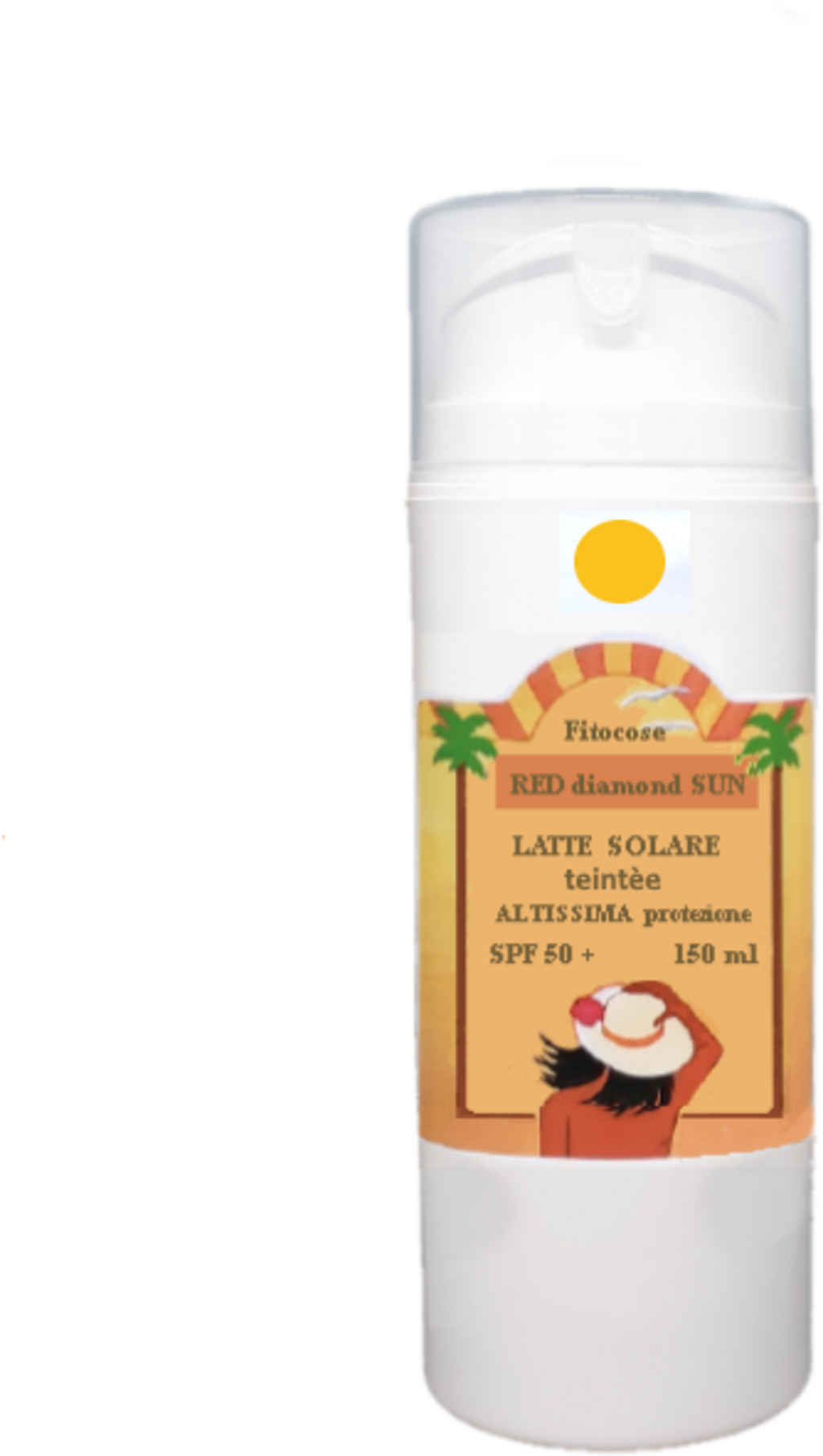 Fitocose  RED DIAMOND SUN Tinted Sun Milk SPF 50, 150 ml