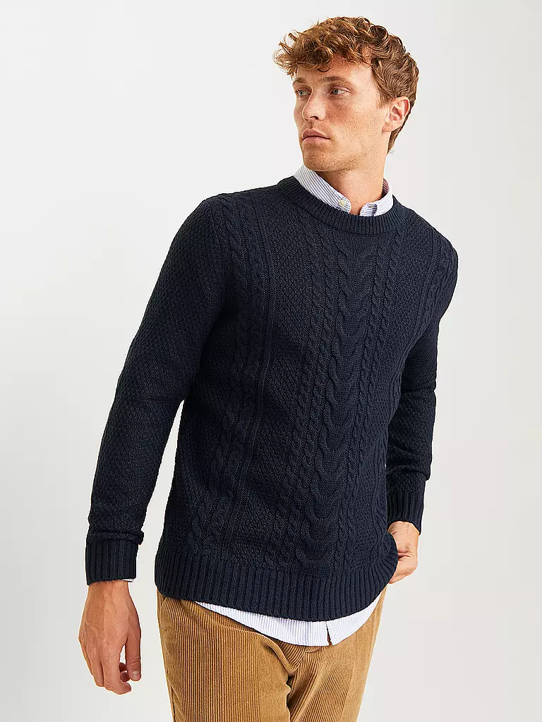 JACK & JONES Pullover JJCRAIG dunkelblau