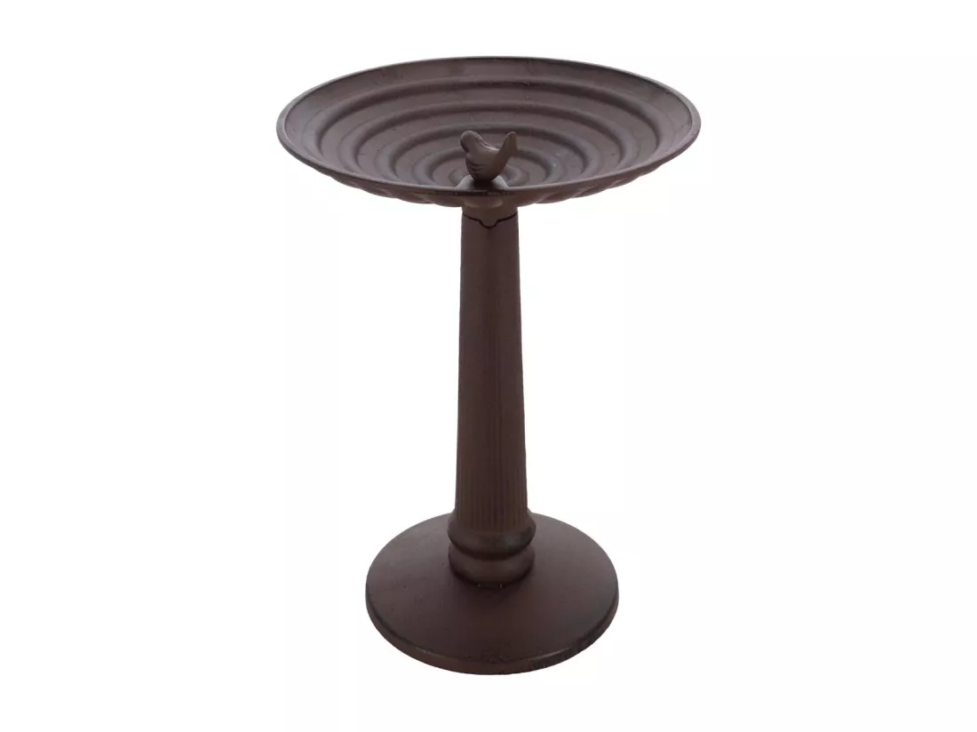 Bain à oiseaux en fonte sur pied XL - 37 cm