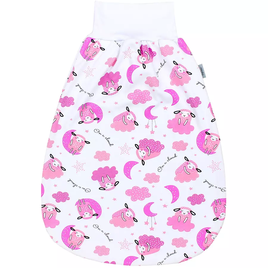 TupTam Baby Strampelsack mit breitem Bund Unwattiert weiß Modell 2