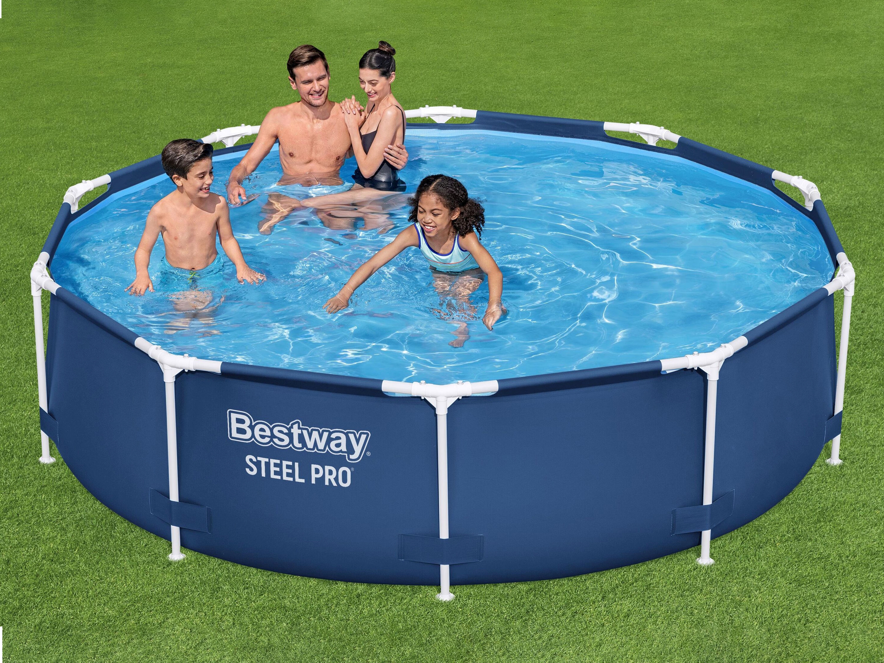 Bestway Pool Set dunkelblau 305 x 76 cm
