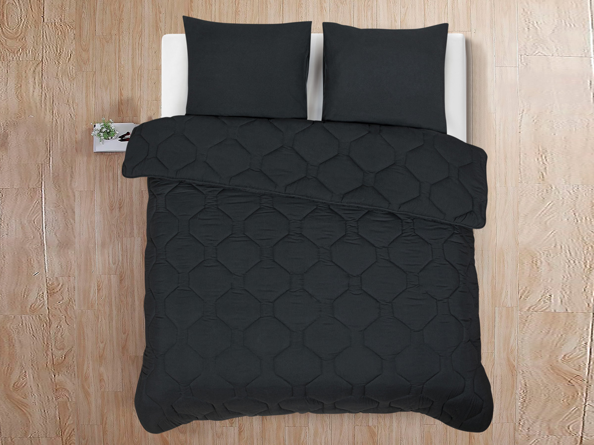 DoubleDry Zwart dekbed - 240 x 200 cm