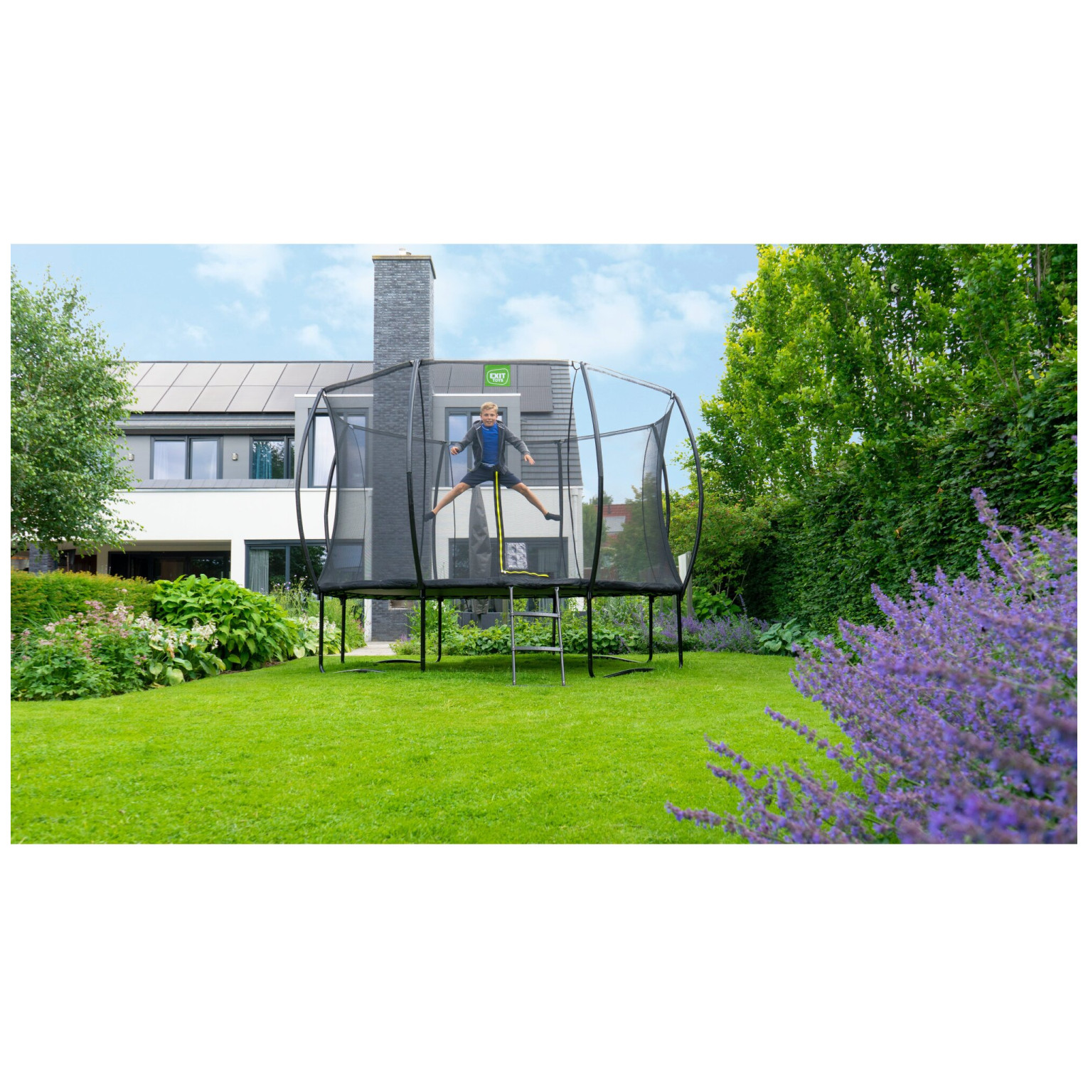 EXIT Silhouette trampoline ø366cm - zwart