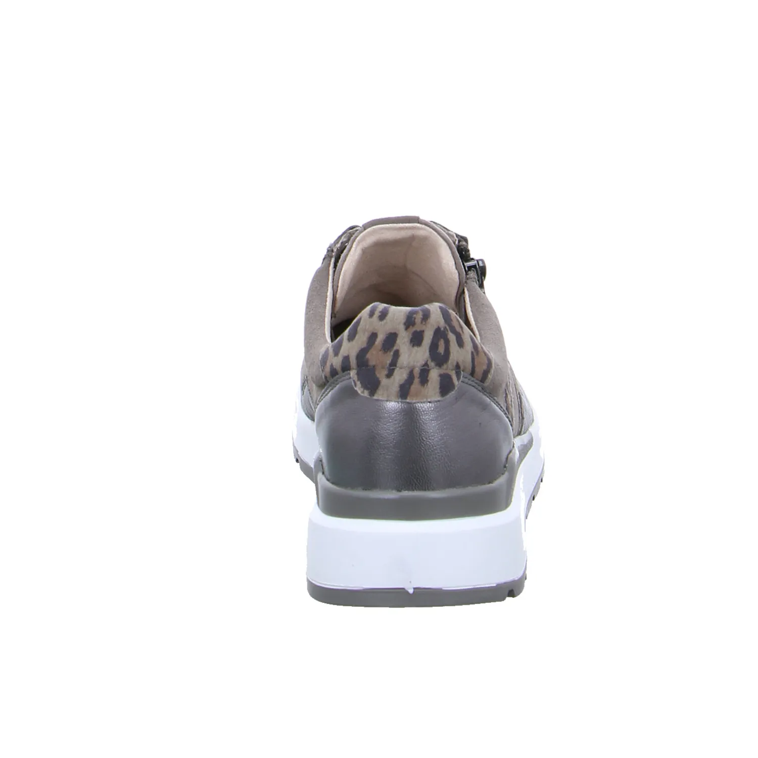 CAPRICE Comfort-Schnürer Taupe Leder