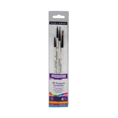DALER-ROWNEY Graduate Synthetik Detailpinsel-Set
