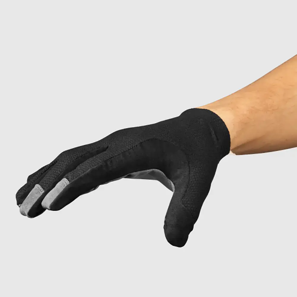 GripGrab PACR InsideGrip MTB Zomer Fietshandschoenen Lange Vingers Zwart