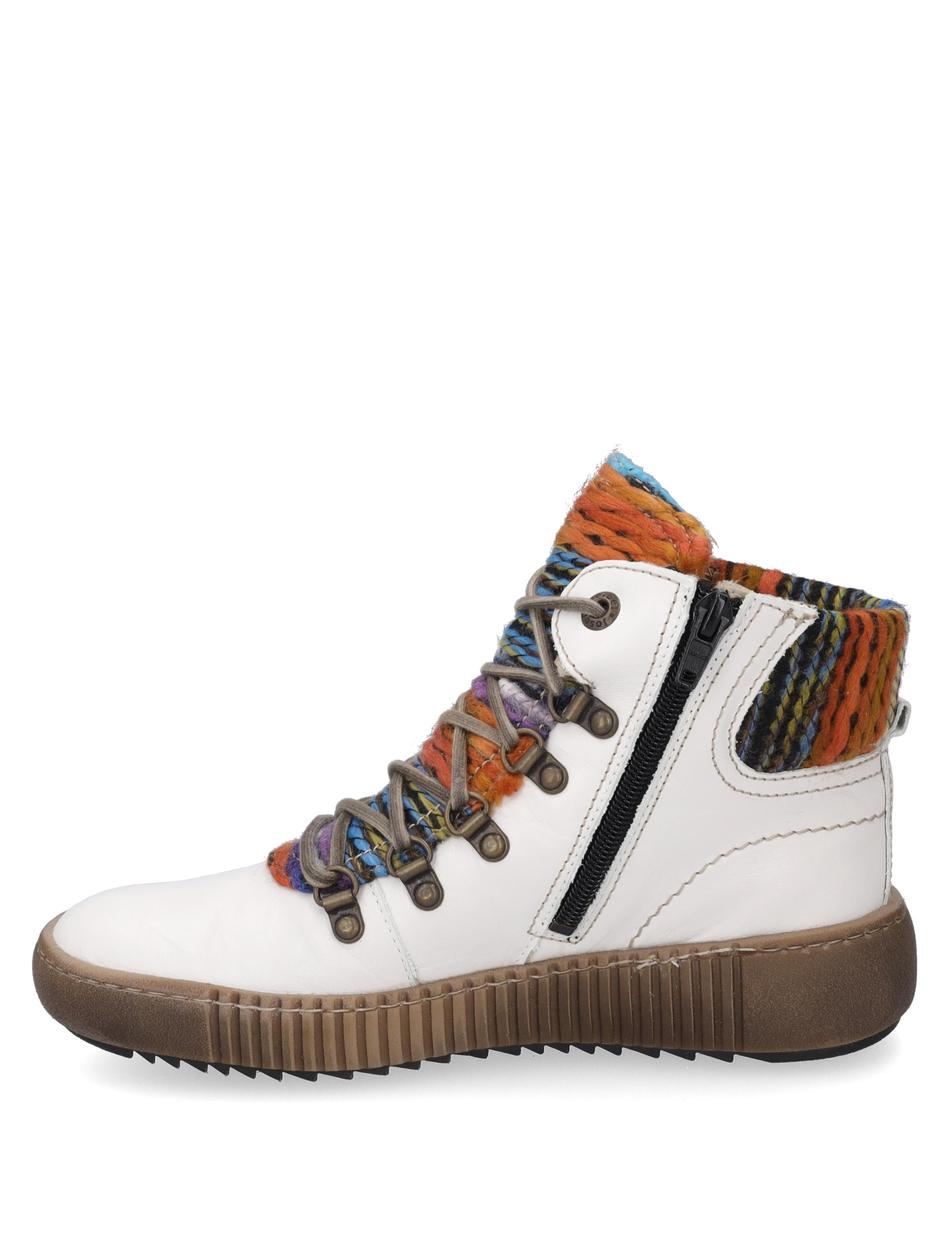 Stiefelette Maren 06, weiss-multi