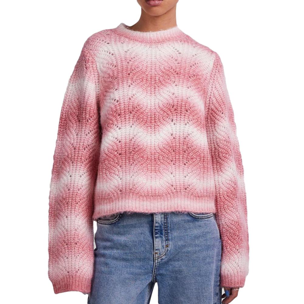 Pieces Pull en Maille Rose Femme PIECES Knit