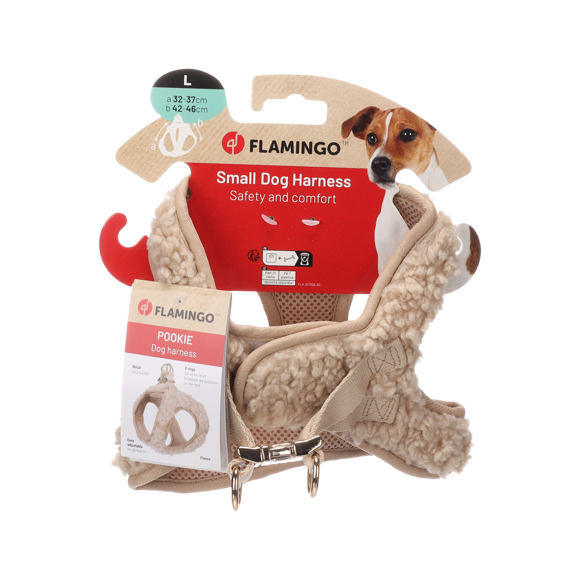 Flamingo Harnas Step&Go Pookie