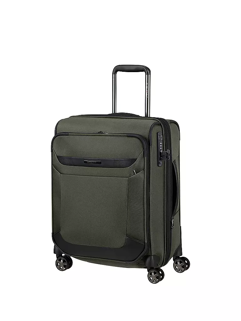SAMSONITE Trolley PRO-DLX 6 55cm erweiterbar Green olive