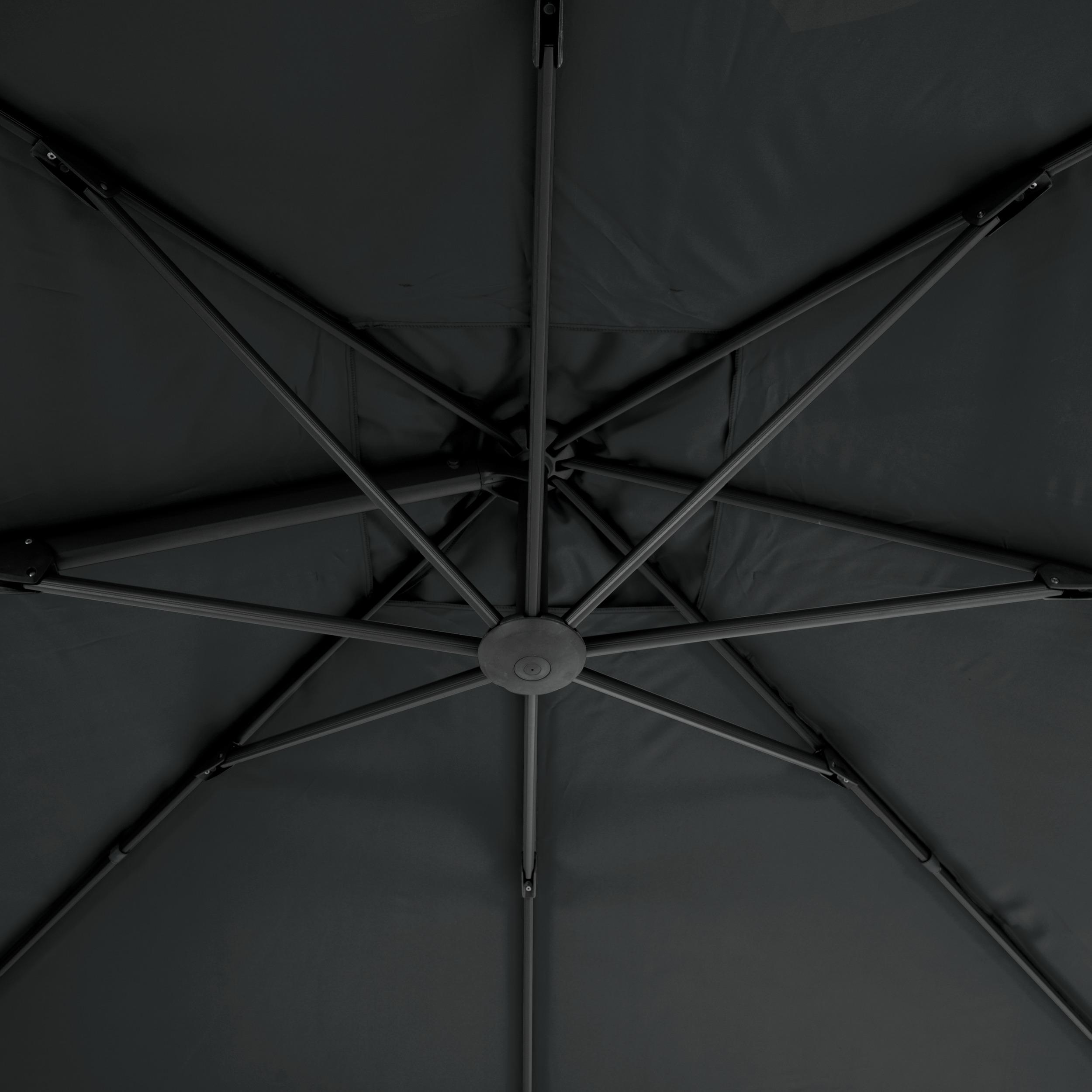 TOILE PARASOL ELEA INCLINABLE 3X3M ANTHRACITE