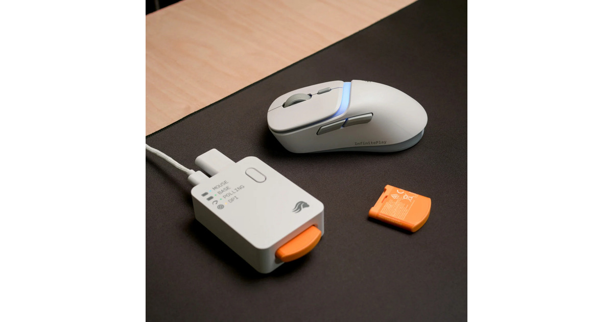 GloriousModel D 3 Wireless gaming muis  (Wit, Tot 30.000 dpi, RGB, USB / 2.4 GHz / Bluetooth)