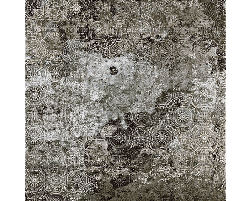Porseleinen wand- en vloertegel Perzisch 60 x 60 cm zwart