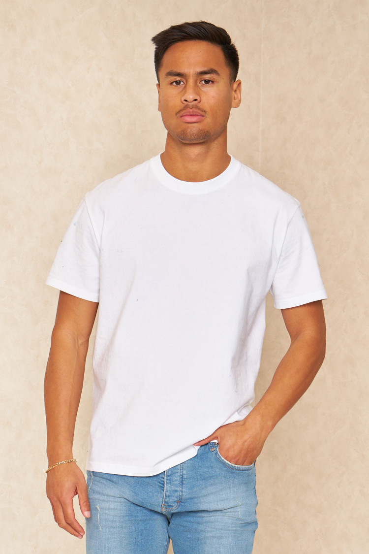T-shirt basique manches courtes blanc