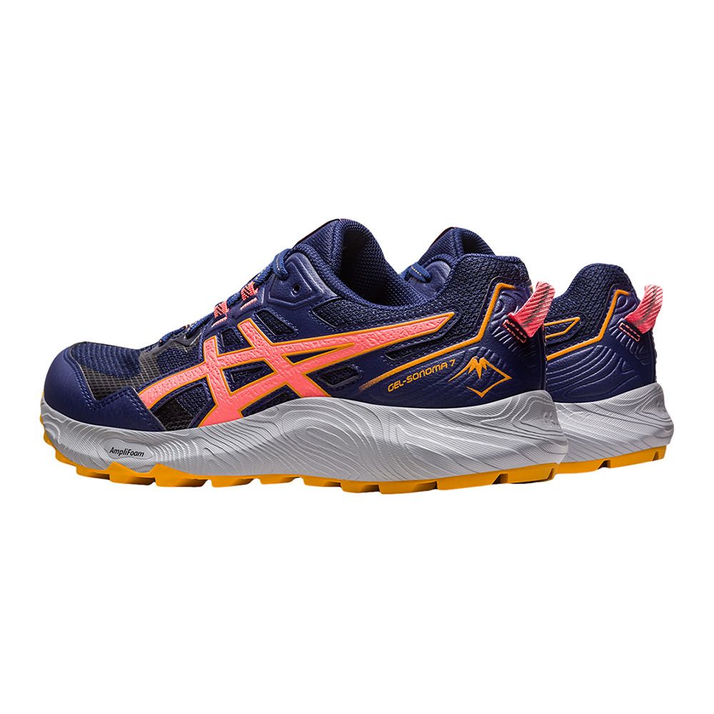 Asics GEL-SONOMA 7 - Chaussures trail Femme indigo blue/papaya