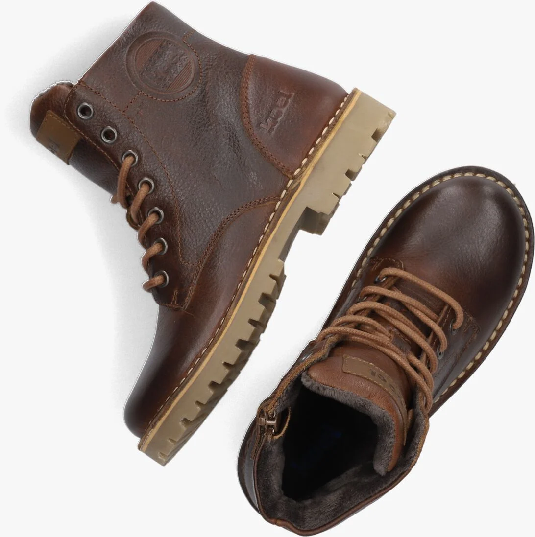 KOEL4KIDS cognac koel4kids veterboots 13m003