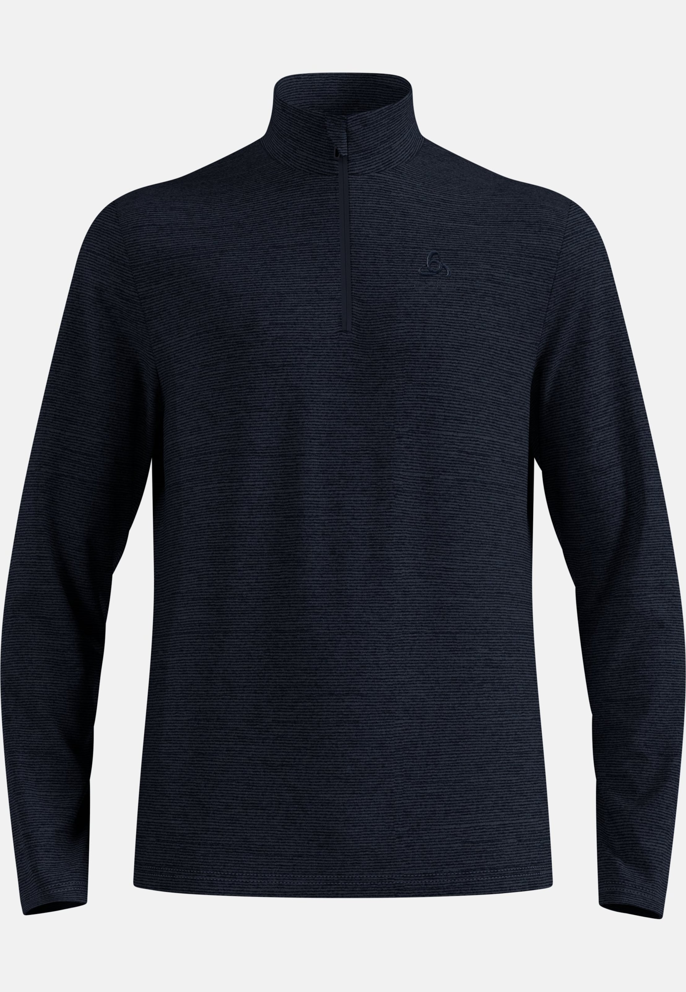 Herren Roy Mid Layer mit Halbreißverschluss in dark sapphire - black - stripes