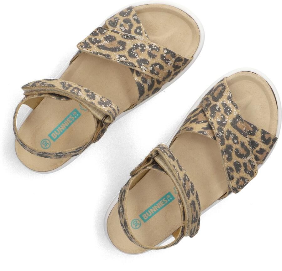 BunniesJR 226426-713 Meisjes Platte Sandalen Bruin Imitatieleer Klittenband